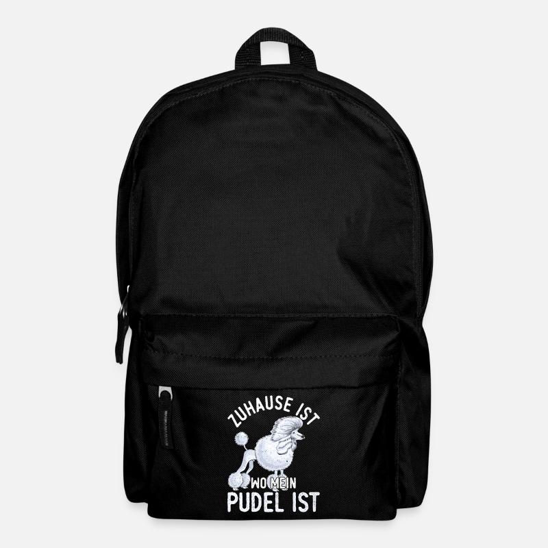 Pudel Hunderasse - Rucksack - Schwarz
