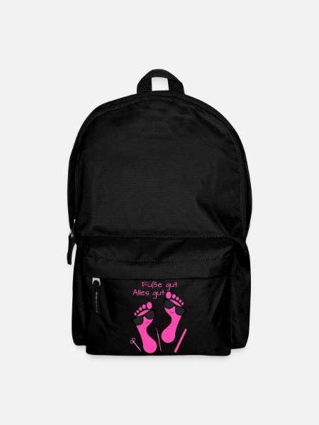 Fußpflege Pediküre Podologe Nagelstudio Geschenk - Rucksack - Schwarz