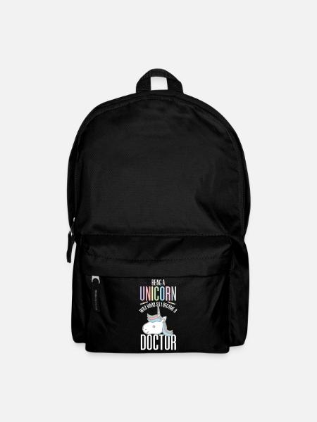 doktor, arzt, medizin, student, doktortitel - Rucksack - Schwarz