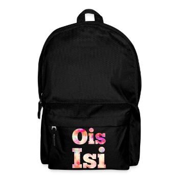 Bayern bayerischer Spruch Ois Isi Lustig Geschenk - Rucksack - Schwarz - Vorne