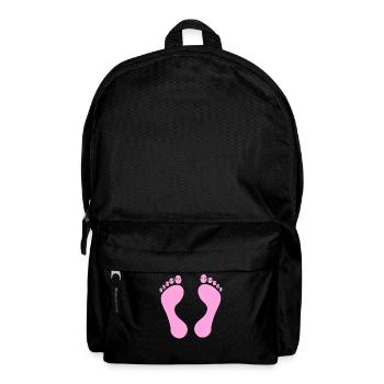 Fußpflege Pediküre Podologe Nagelstudio Geschenk - Rucksack - Schwarz - Vorne
