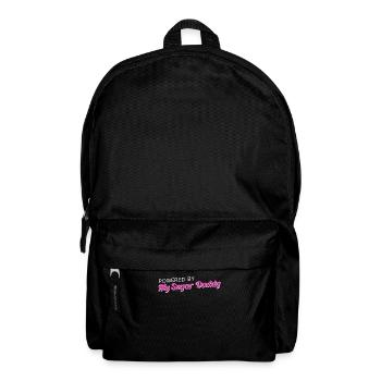 Powered By My Sugar Daddy BDSM DDLG Gift - Backpack - black - Front