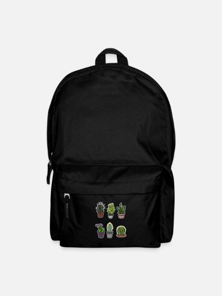 Kaktus - Rucksack - Schwarz