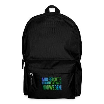 Norwegen - Rucksack - Schwarz - Vorne