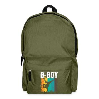 B-Boy Breakdance Kinder Breakdance - Rucksack - Olivgrün - Vorne