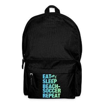 Beach Soccer Beach Soccer Sport Gift - Backpack - black - Front