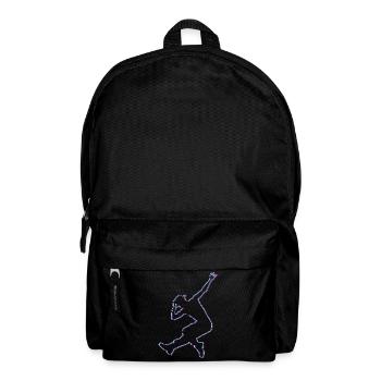 Street dance hip hop dance break dance gift - Backpack - black - Front