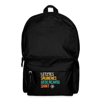 Geocacher Caching Cache Geocache Geocachen Lustig - Rucksack - Schwarz - Vorne