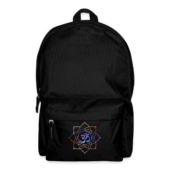 Yoga Art OM Lotus Universe Style - Backpack - black - Front