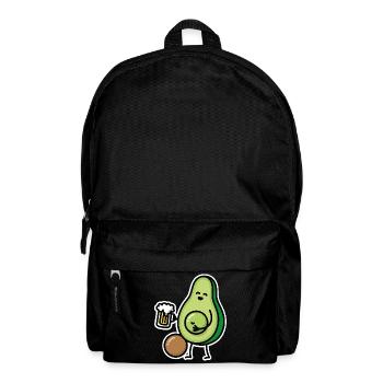 Cadeau drôle de buveur de bière drôle de ventre de bière d'avocat - Sac à dos - noir - Devant