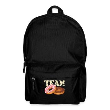 Team Donuts Naschkatzen - Rucksack - Schwarz - Vorne