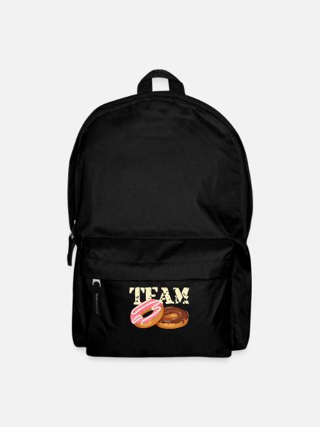 Team Donuts Naschkatzen - Rucksack - Schwarz