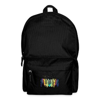 Klavier Musiker - Rucksack - Schwarz - Vorne
