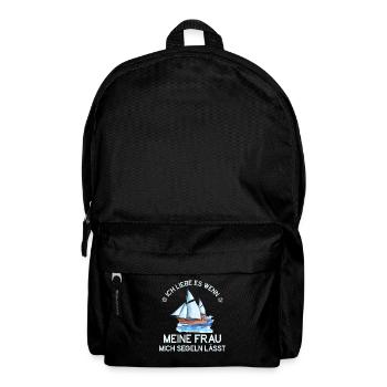 Segeln - Rucksack - Schwarz - Vorne