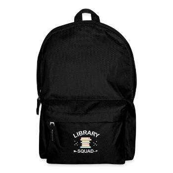 Bibliothèque Lecture Livres Lecteurs Cadeau - Sac à dos - noir - Devant