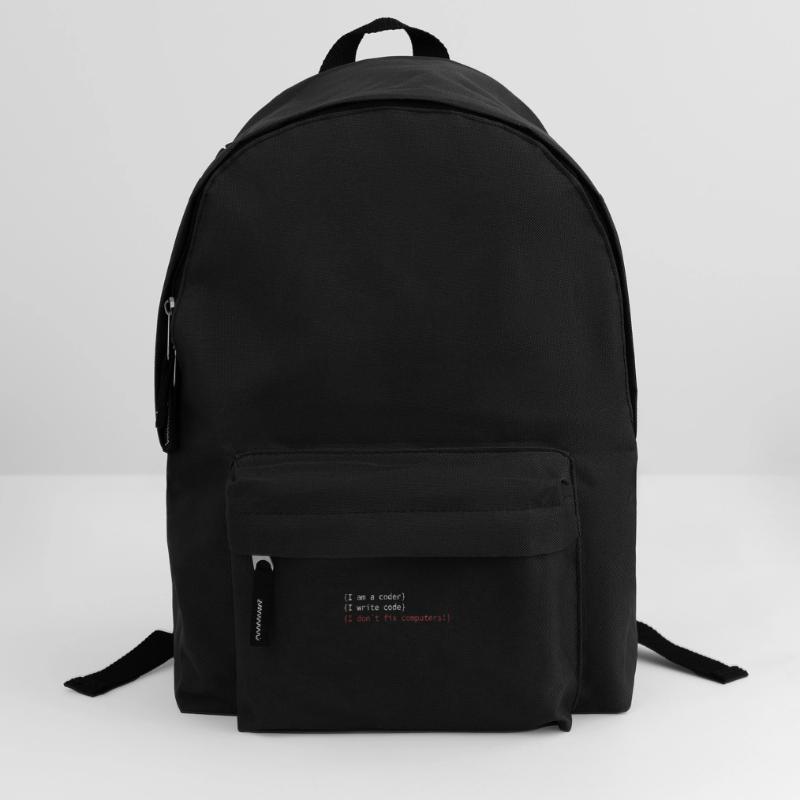I am a coder! Admins IT specialist saying Backpack
