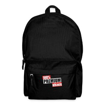 Köln Jeck Karneval Kölner Dom Kölle Alaaf Geschenk - Rucksack - Schwarz - Vorne