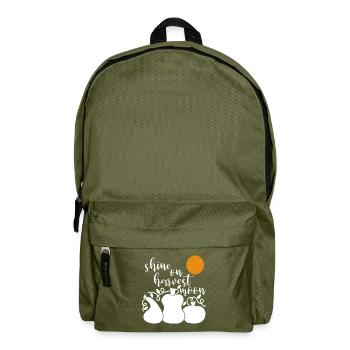 Shine on harvest moon - Rucksack - Olivgrün - Vorne