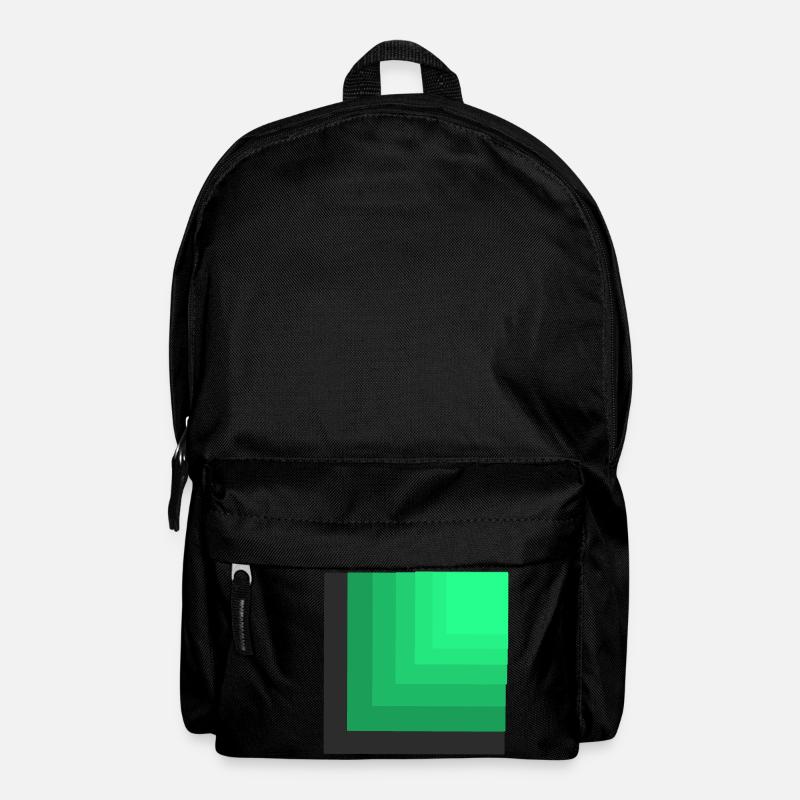 Farben grün - Rucksack - Schwarz