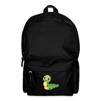 Kinder Raupe - Rucksack - Schwarz - Vorne