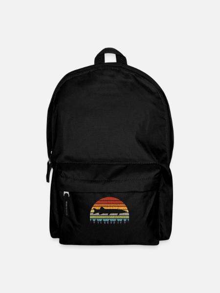Drôle de brochet pêche poisson d’eau douce cadeau - Sac à dos - noir