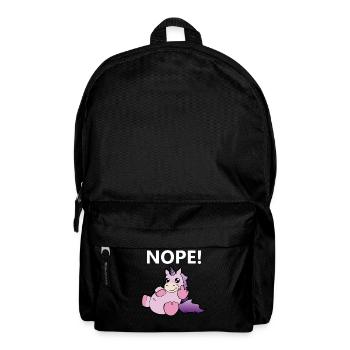 Licorne Stinky Finger Funny Naughty Animal Gift - Sac à dos - noir - Devant