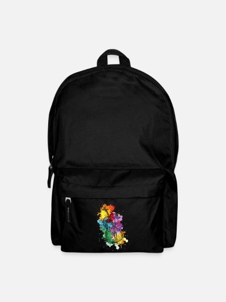Cello Musiker Musik - Rucksack - Schwarz
