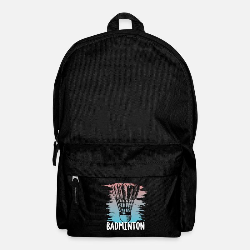 badminton federball geschenk geschenkidee sport - Rucksack - Schwarz