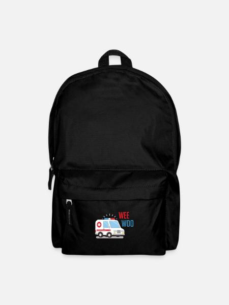 Sanitäter Krankenwagen Auto Krankenhaus - Rucksack - Schwarz