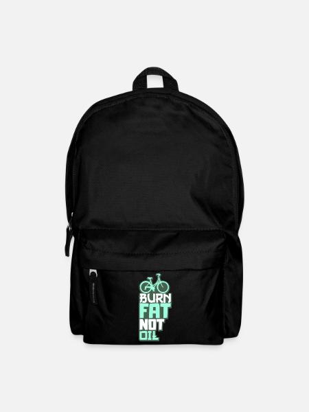 Fahrrad Umweltschutz Klimaschutz - Rucksack - Schwarz