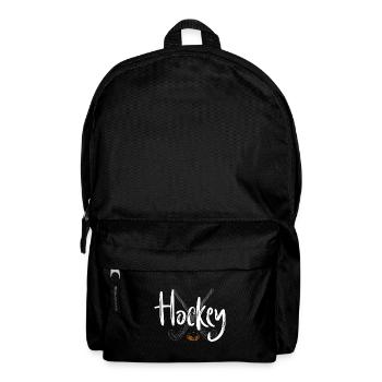 hockey feldhockey hockeyschläger sport eishockey - Rucksack - Schwarz - Vorne