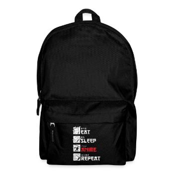 Eat Sleep Anime Repeat Gift - Backpack - black - Front
