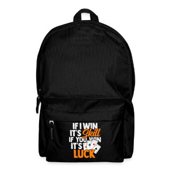poker - Backpack - black - Front
