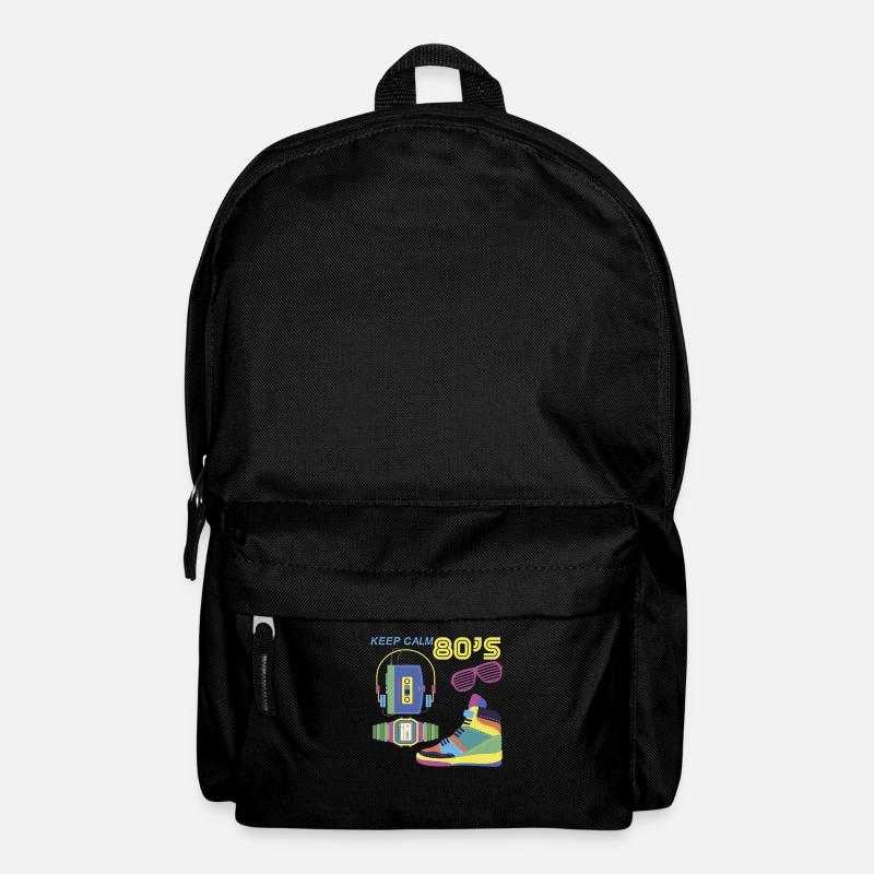 80s 80s mode 80s tenue 80s - Sac à dos - noir