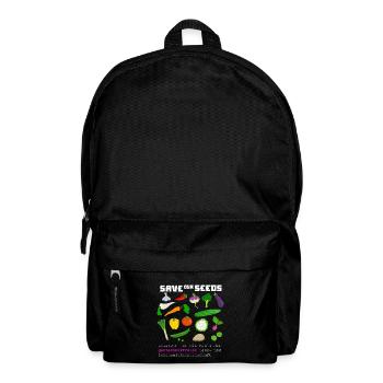 Save our Seeds Rettet altes Saatgut Artenvielfalt - Rucksack - Schwarz - Vorne