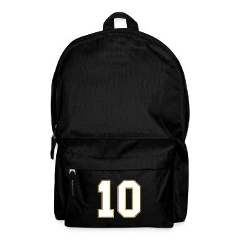 10 number jersey - Backpack - black - Front