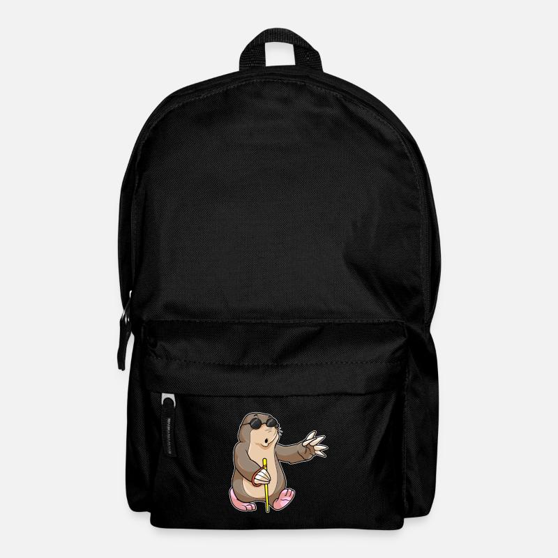 Lustiger Maulwurf - Rucksack - Schwarz