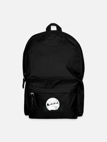 Santa Claus Christmas Reindeer Christmas - Backpack - black