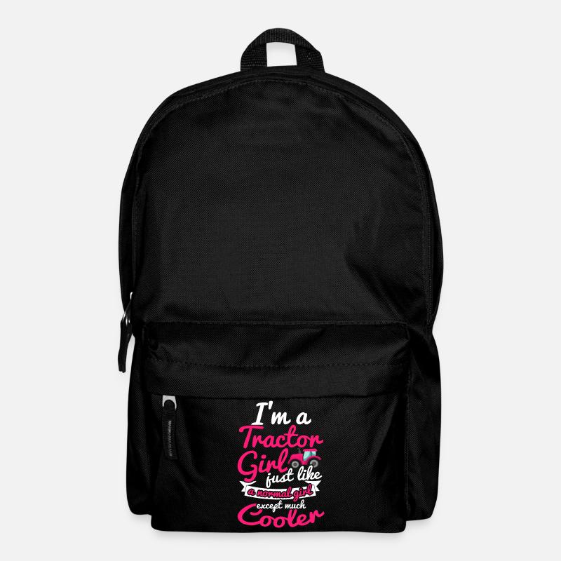 Fille de tracteur - Sac à dos - noir