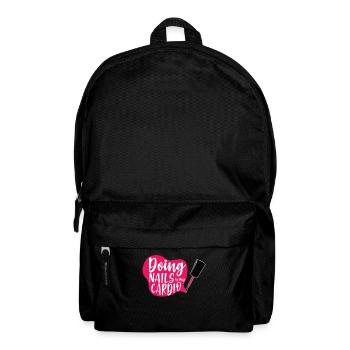 Doing Nails Is My Cardio für eine Kosmetikerin - Rucksack - Schwarz - Vorne