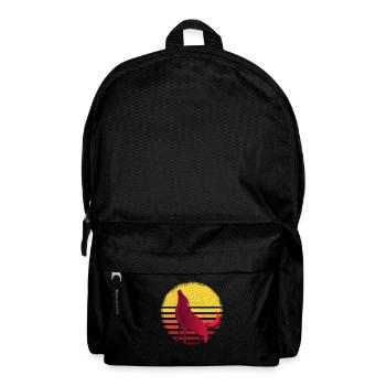 Wolf Wölfe Heulen - Rucksack - Schwarz - Vorne