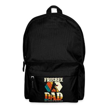 Frisbee Dad - Ultimate Disc Golf Dad - Backpack - black - Front
