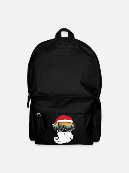 Mountain bike Christmas bike mountain bikers MTB - Backpack - black