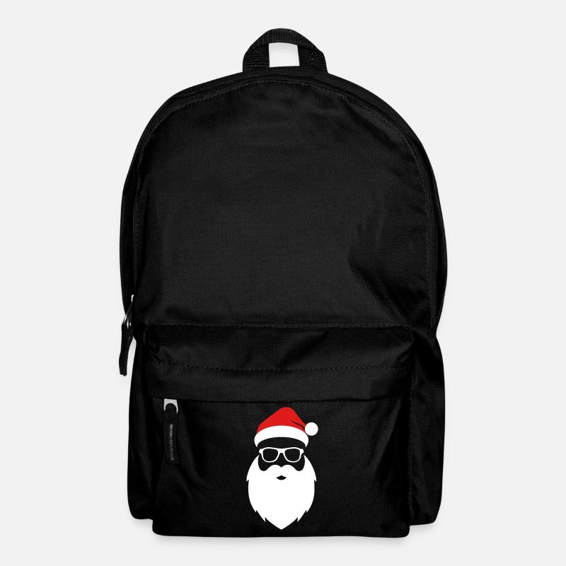 Weihnachtsmann Bart Nikolaus Weihnachten - Rucksack - Schwarz