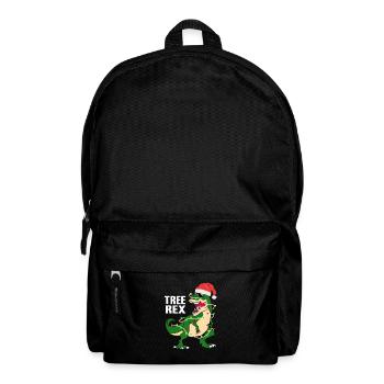 Tree Rex Weihnachten Xmas Dinosaurier Kostüm - Rucksack - Schwarz - Vorne