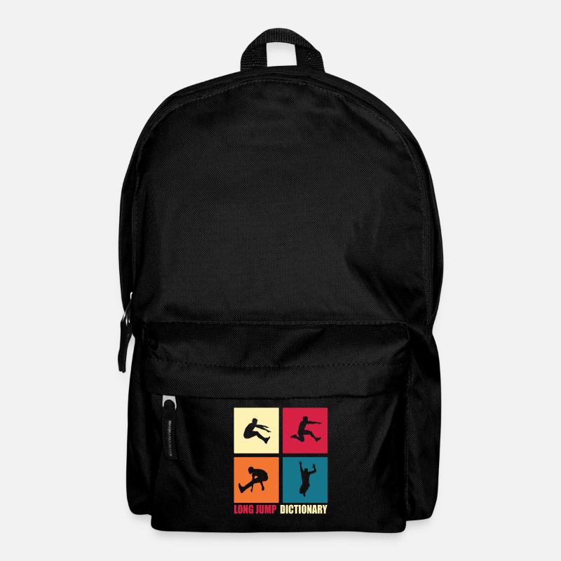 Weitsprung Lexikon Lustiges Geschenk - Rucksack - Schwarz