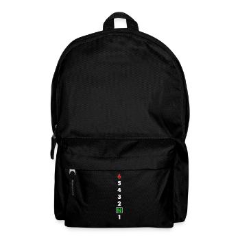 Motorcycle 6 gears speed adrenaline EKG - Backpack - black - Front