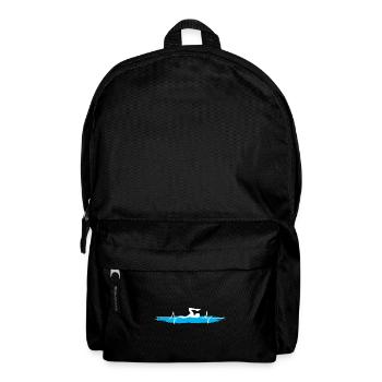 schwimmer schwimmen geschenkidee wasser schwimmbad - Rucksack - Schwarz - Vorne