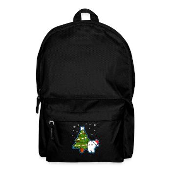 Dentiste Dents Sapins Noël Dentist - Sac à dos - noir - Devant