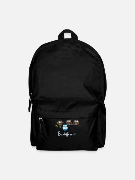 Be Different Owl - Backpack - black